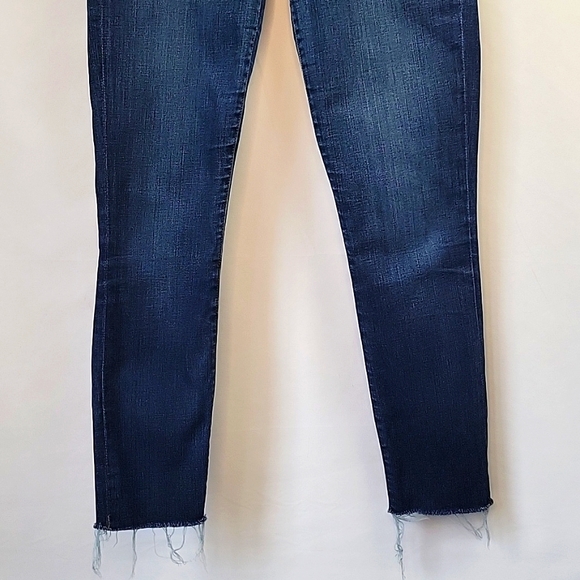 Madewell Jeans 9" High Rise Button Fly Frayed Cuffs Size 27T - Picture 7 of 13